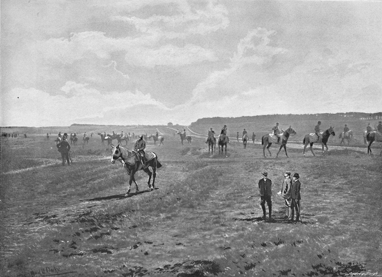 Bury Hills, Newmarket, c1896 av H. R. Sherborn