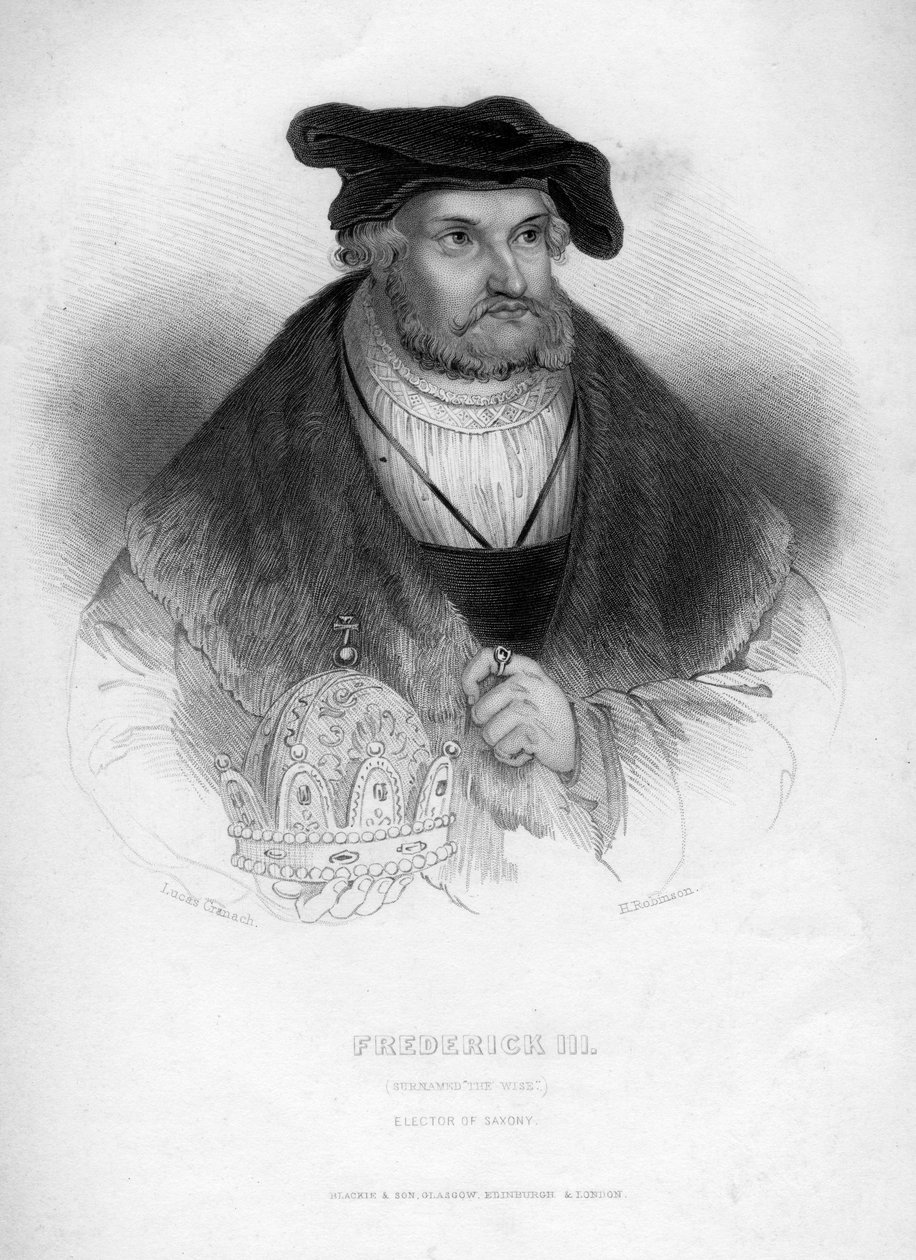 Fredrik III, kurfyrst av Sachsen, 1463-1525. av H. Robinson
