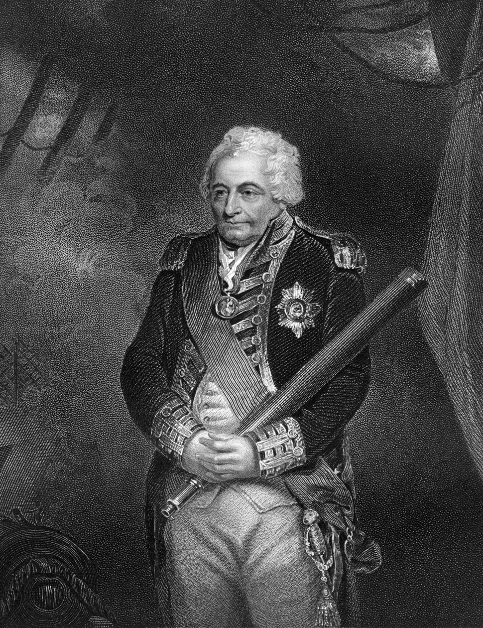 John Jervis, jarl av St Vincent, c1809 c1857 av H. Robinson