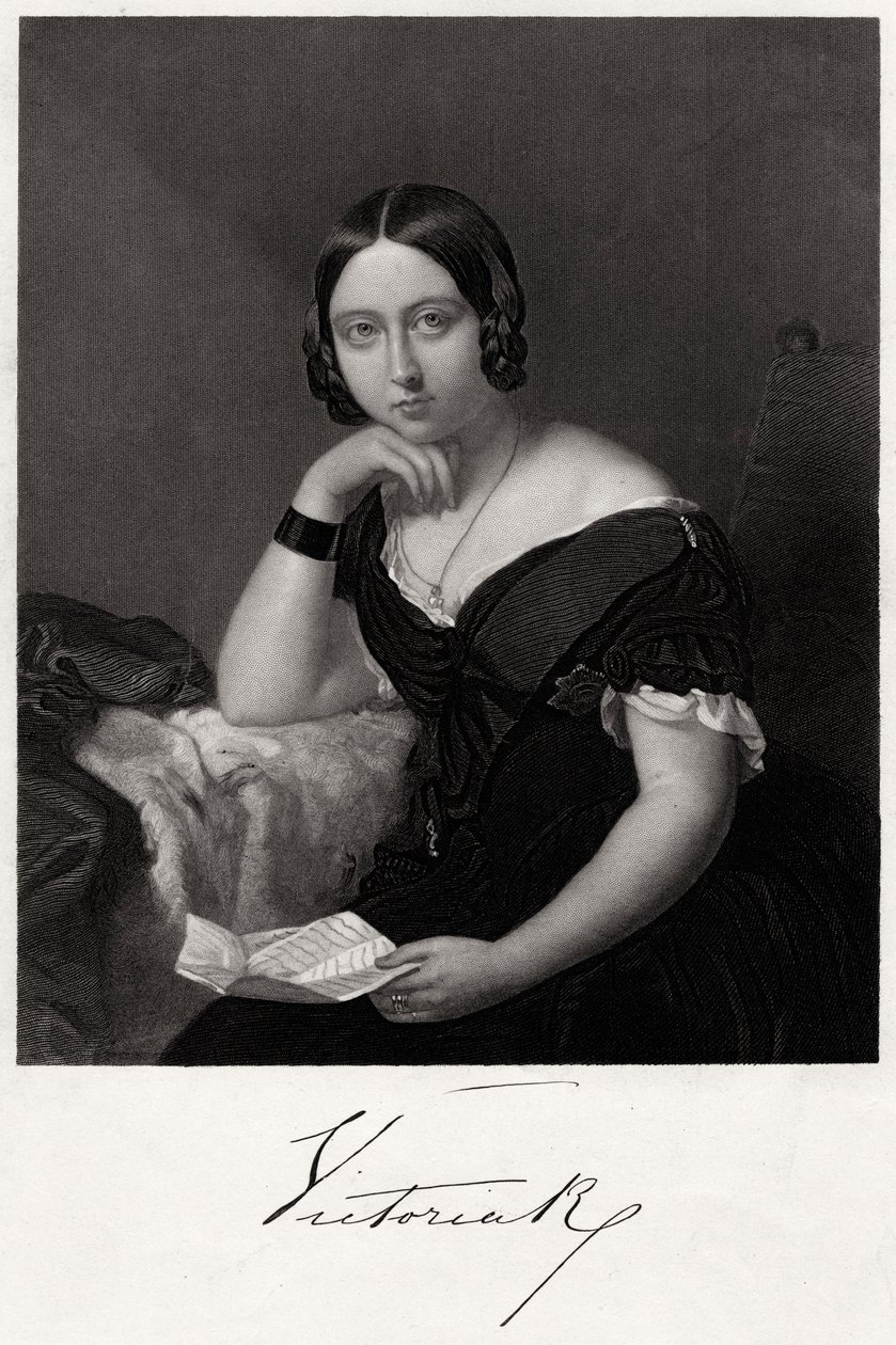Dronning Victoria, 1800-tallet av H. Robinson
