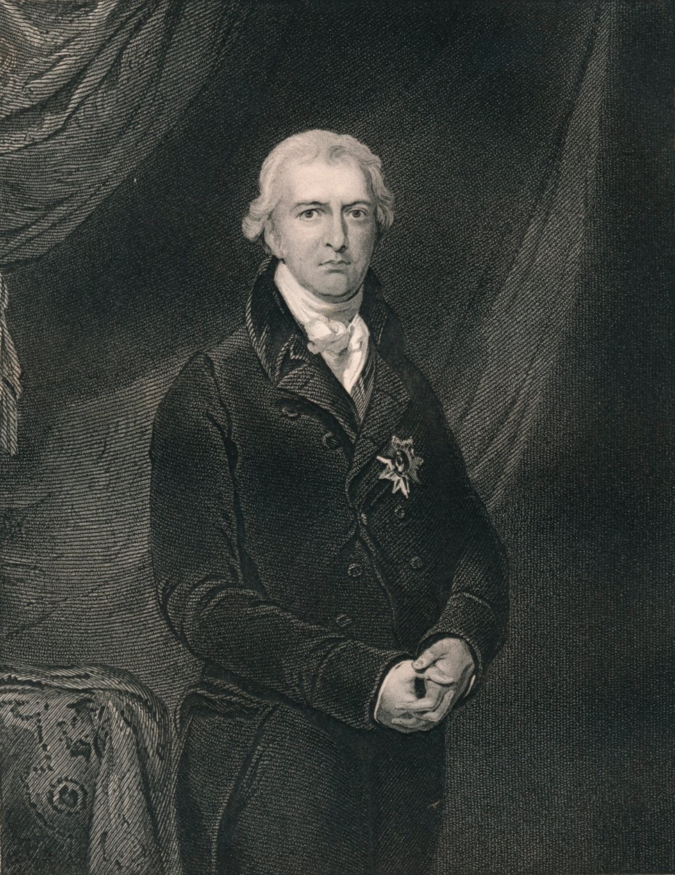 Robert Banks Jenkinson, jarl av Liverpool, c1820, midten av 1800-tallet. av H. Robinson