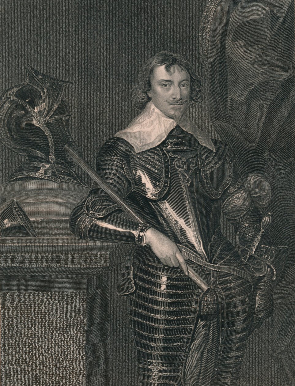 Robert Rich, jarl av Warwick, ca 1630-tallet, tidlig på midten av 1800-tallet. av H. Robinson