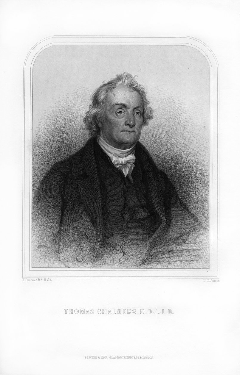 Thomas Chalmers, skotsk guddommelig, 1870. av H. Robinson