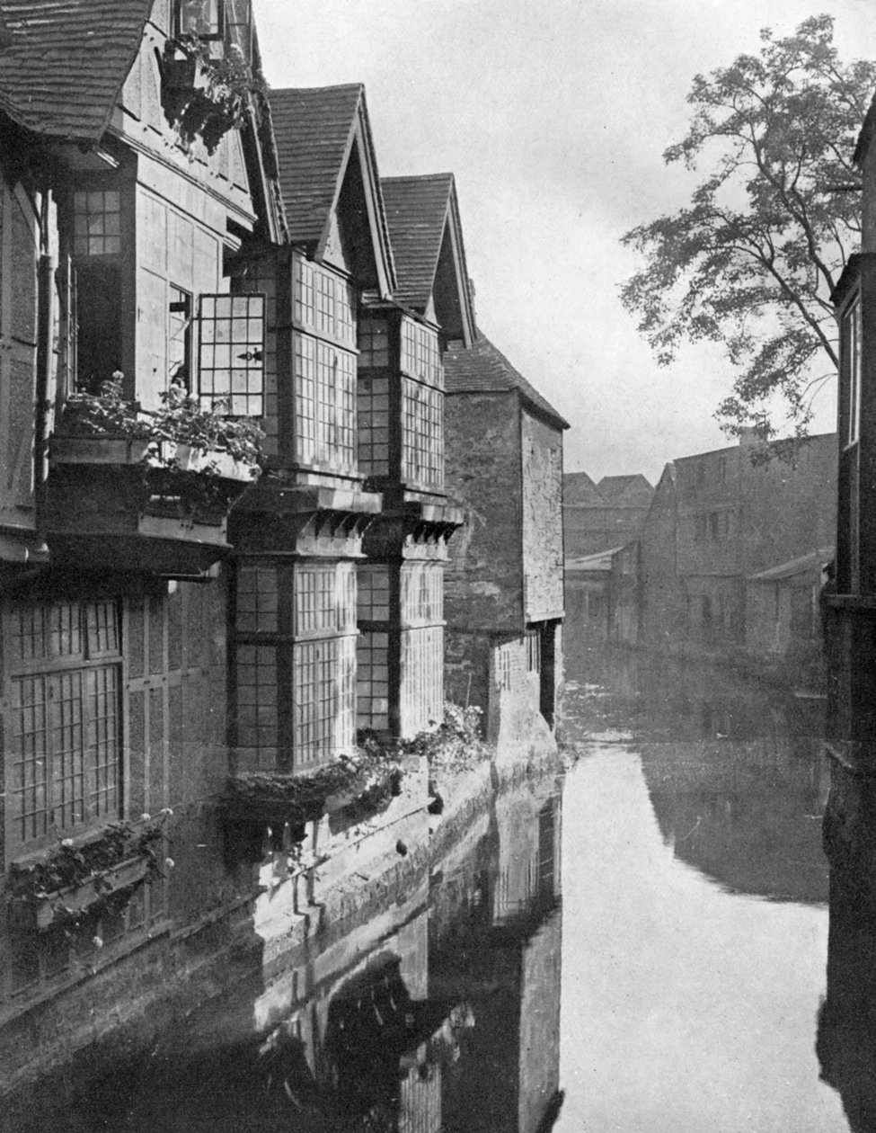 The Weavers House ved elven Stour, Canterbury, Kent, 1924-1926. av H. S. Newcombe
