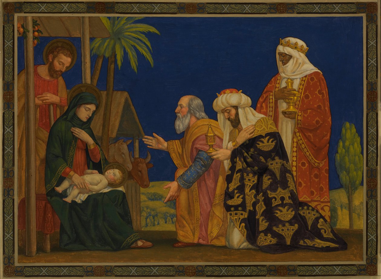 Magi, ca. 1915. av H. Siddons Mowbray