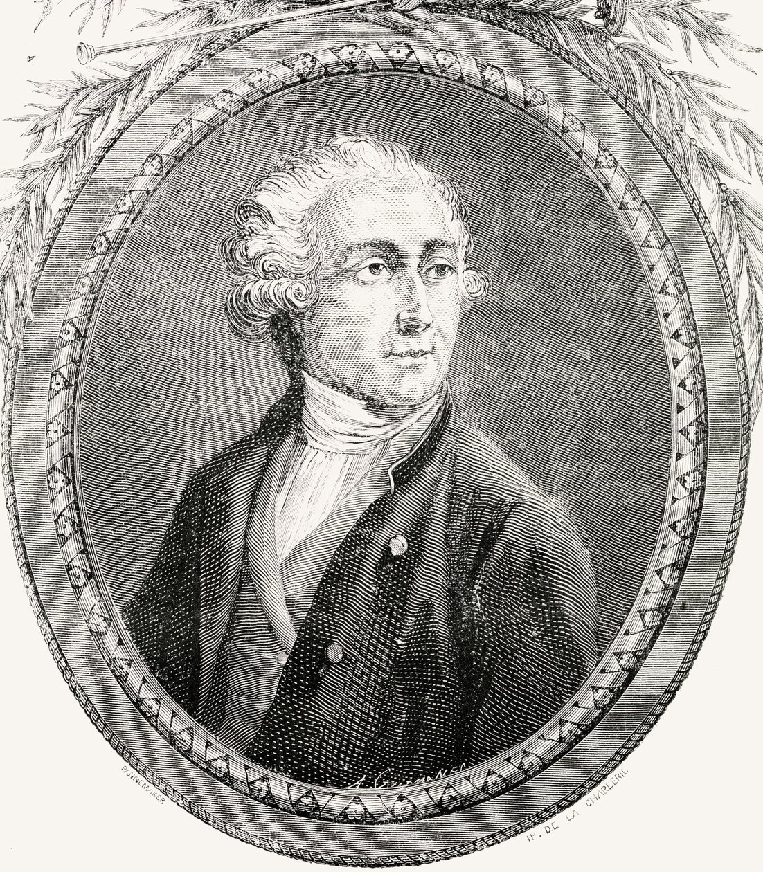 Antoine Laurent Lavoisier, gravert av Pannemaker-Ligny, fra 