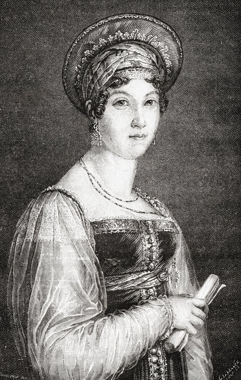 Mademoiselle Mars, gravert av La Plante, fra 