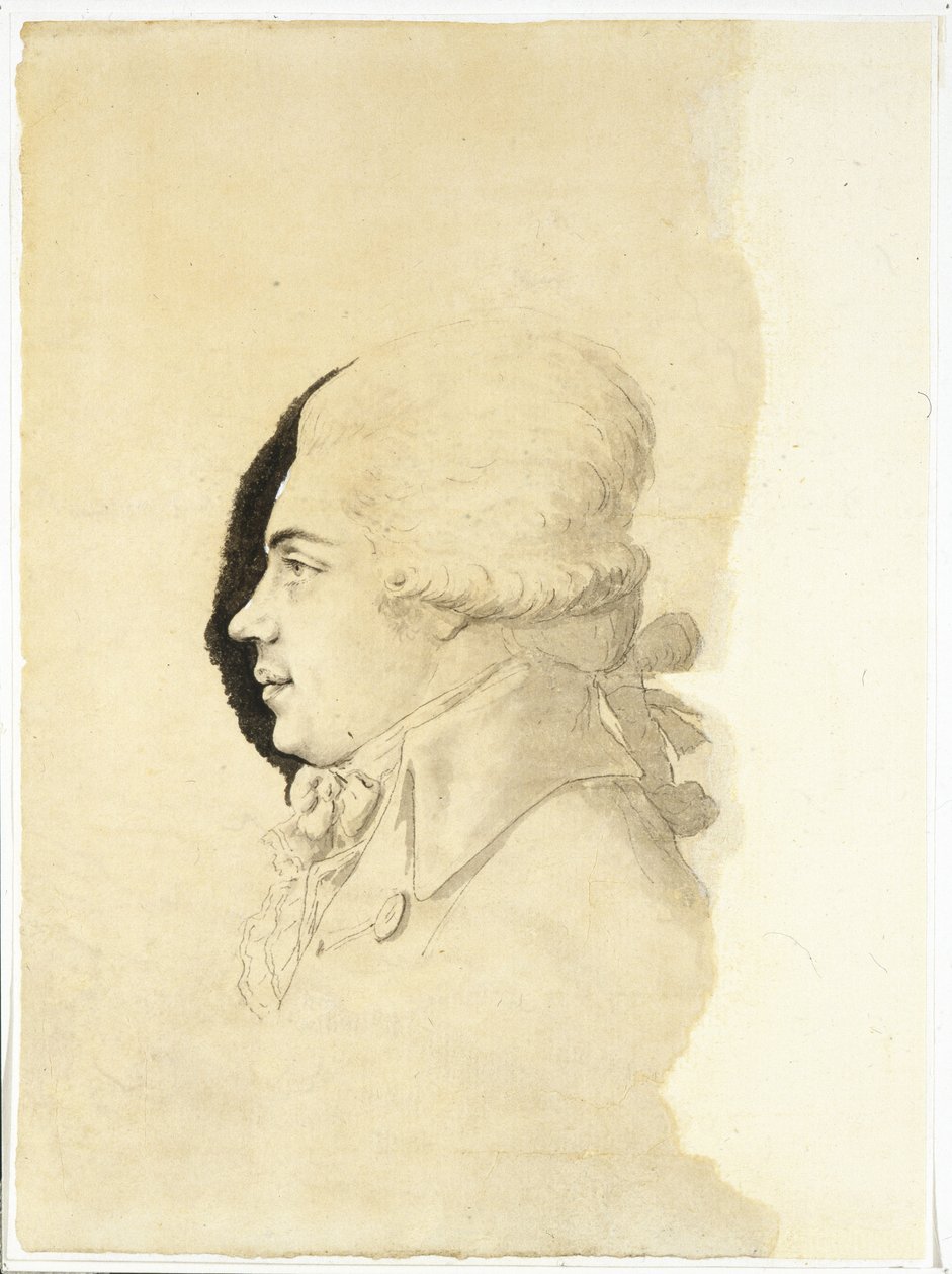 Portrett av grev Nikolay Petrovich Rumyantsev 1754-1826, slutten av 1780-tallet av Haacke