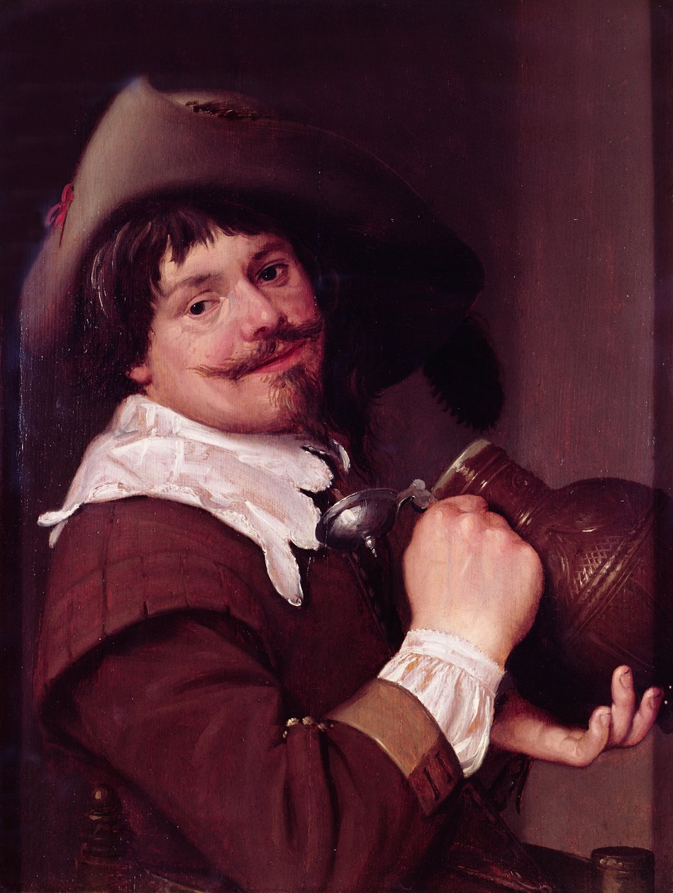 Mann med kanne, ca. 1635 av Haarlem School
