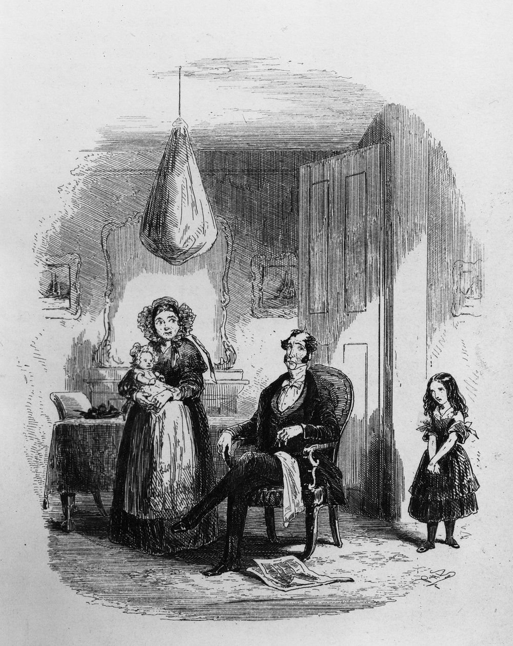 The Dombey Family, illustrasjon fra 