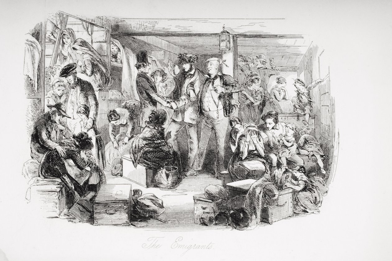 The Emigrants, illustrasjon fra 