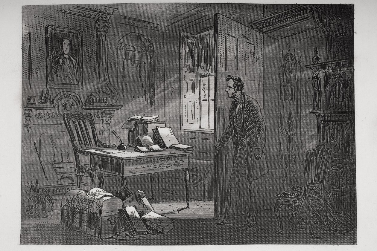 The Room with the Portrait, illustrasjon fra 