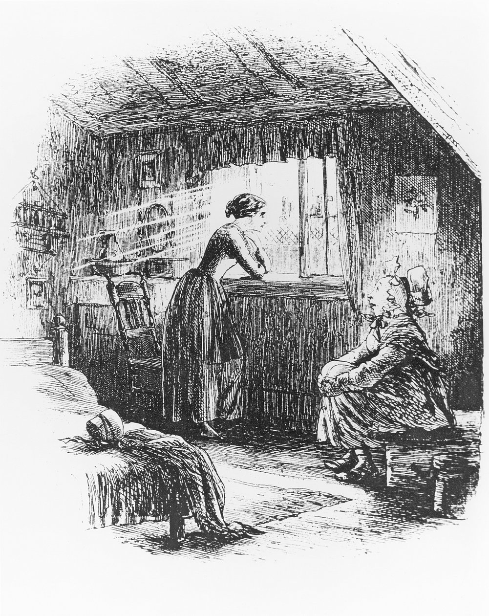 The Story of the Princess, illustrasjon for "Little Dorrit" av Hablot Knight Browne