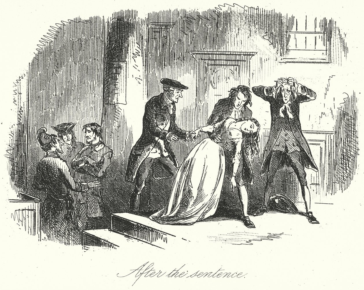 Etter setningen (gravering) av Hablot Knight (1815-92) (after) Browne