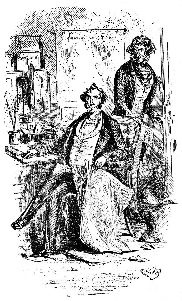 Dombey & Son av Charles Dickens av Hablot Knight Browne