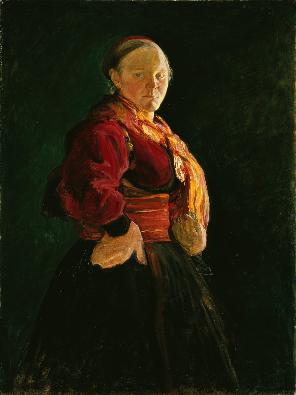 Portrett av Mari Clasen av Halfdan Egedius
