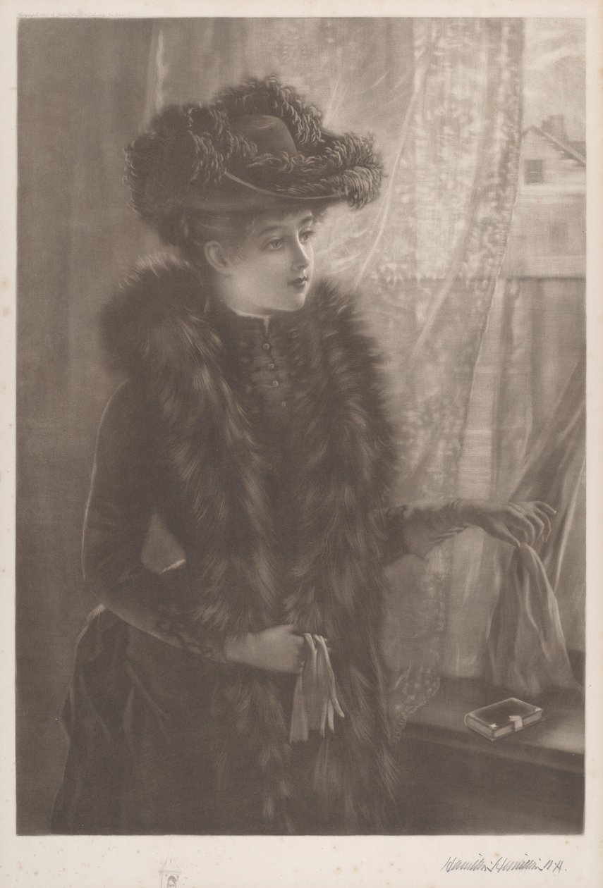 Uten tittel (Lady in Furs) av Hamilton Hamilton
