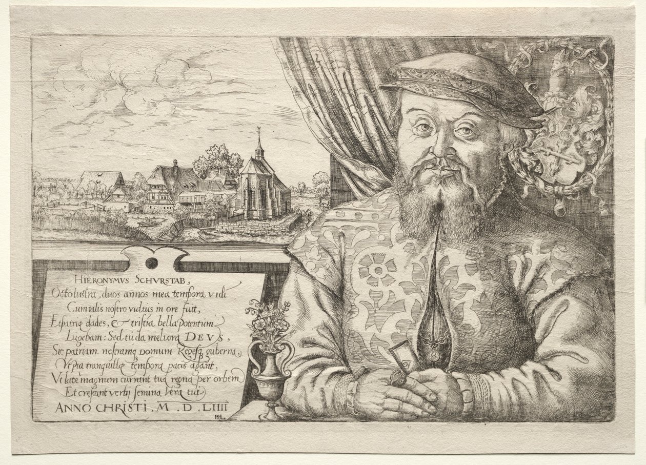 Hieronymus Schurstab, borgermester i Nürnberg, 1554. av Hanns Sebald Lautensack