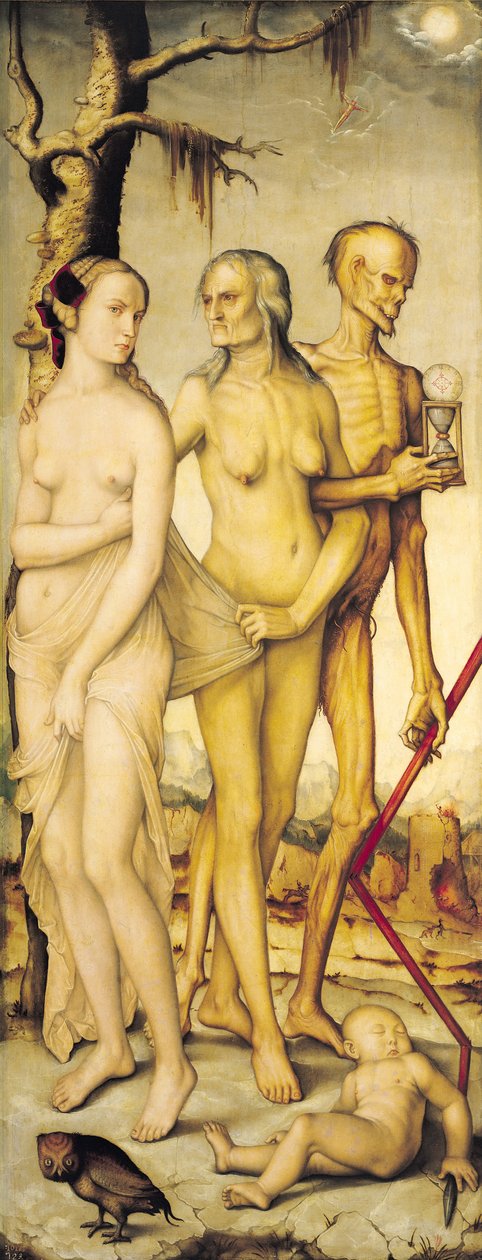 Menneskets og dødens tre tidsaldre av Hans Baldung Grien