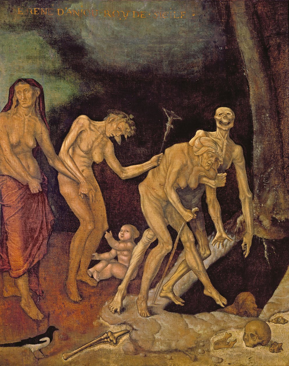 Gå til døden av Hans Baldung Grien