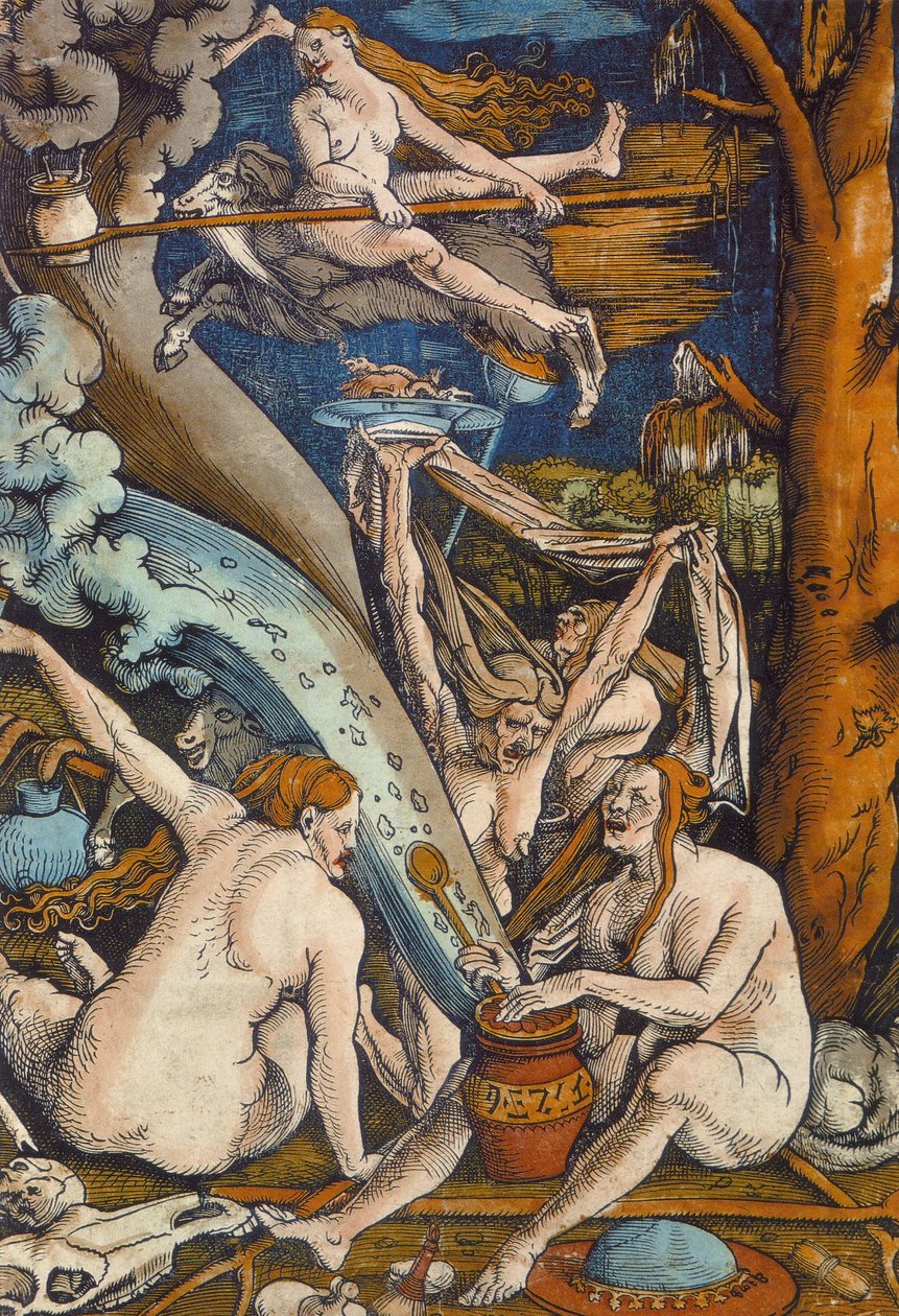 Hekser, 1508 av Hans Baldung Grien