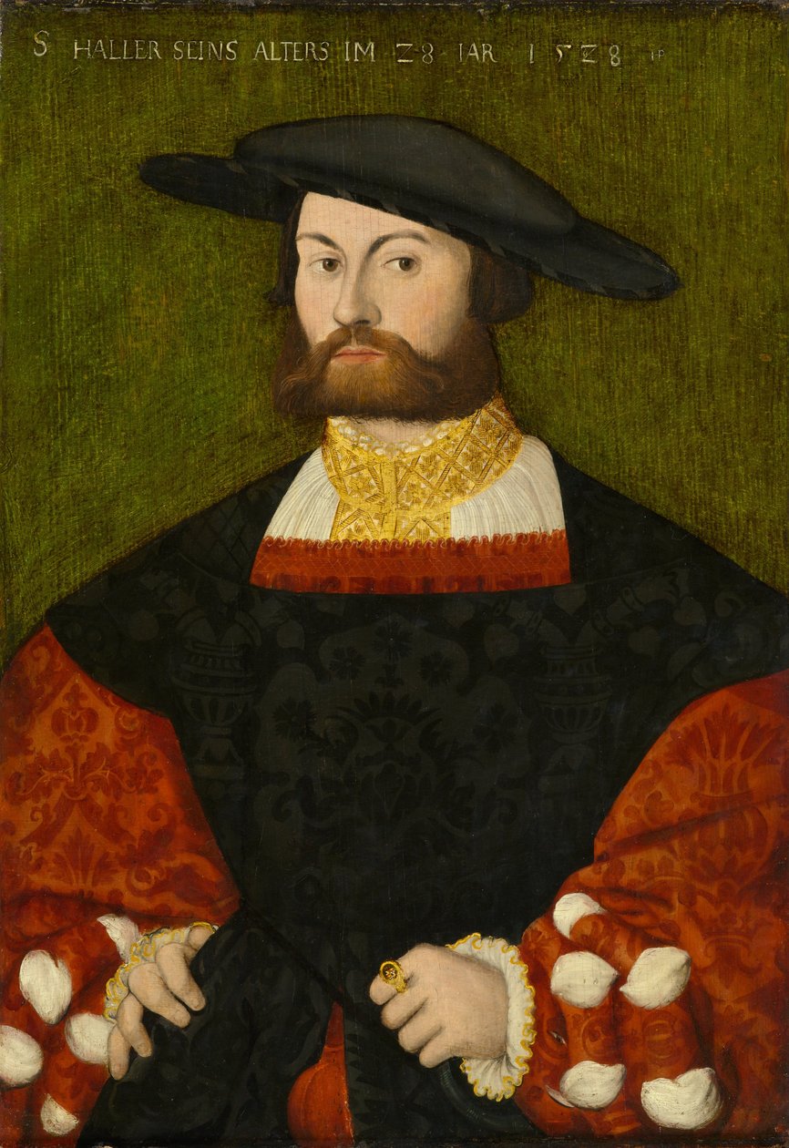 Portrett av Sebald Haller von Hallerstein av Hans Brosamer
