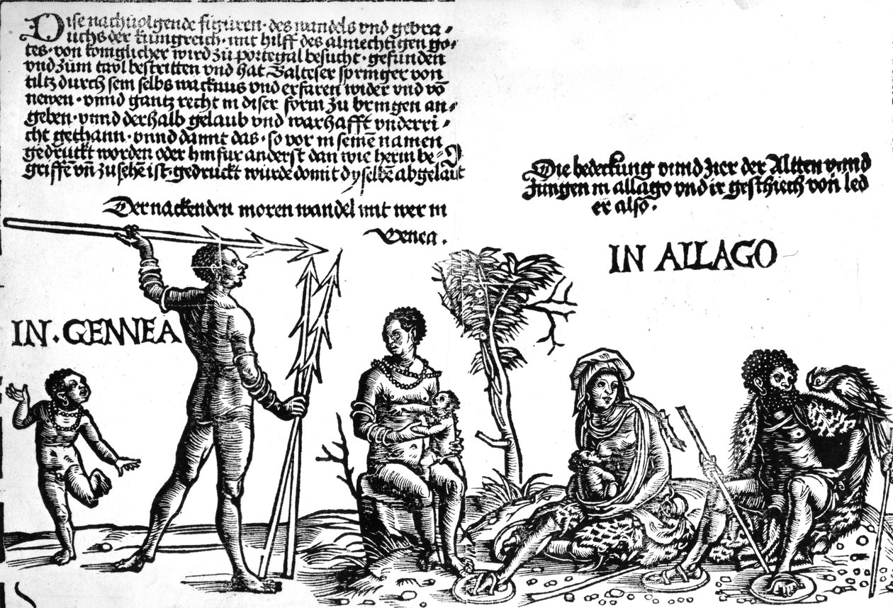 Kunig von Gutzin, trykk laget av Georg Glockendon, 1511 av Hans Burgkmair