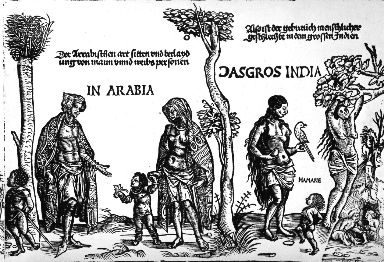 Kunig von Gutzin, trykk laget av George Glockendon, 1511 av Hans Burgkmair