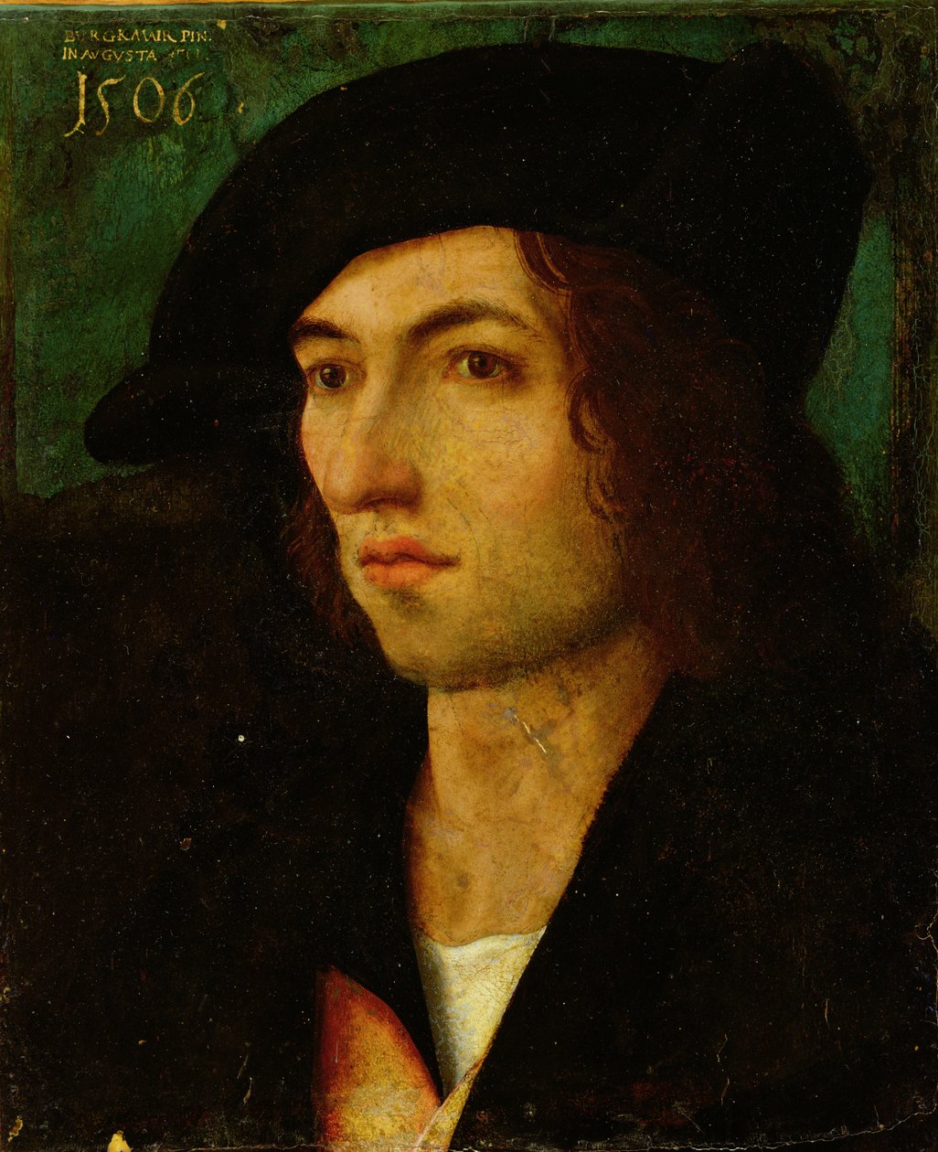 Portrett av en mann, 1506 av Hans Burgkmair
