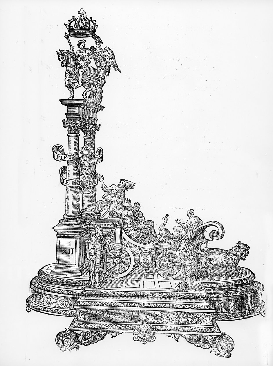 Triumfbil, fra Maximilians triumftog, ca. 1516-18 av Hans Burgkmair