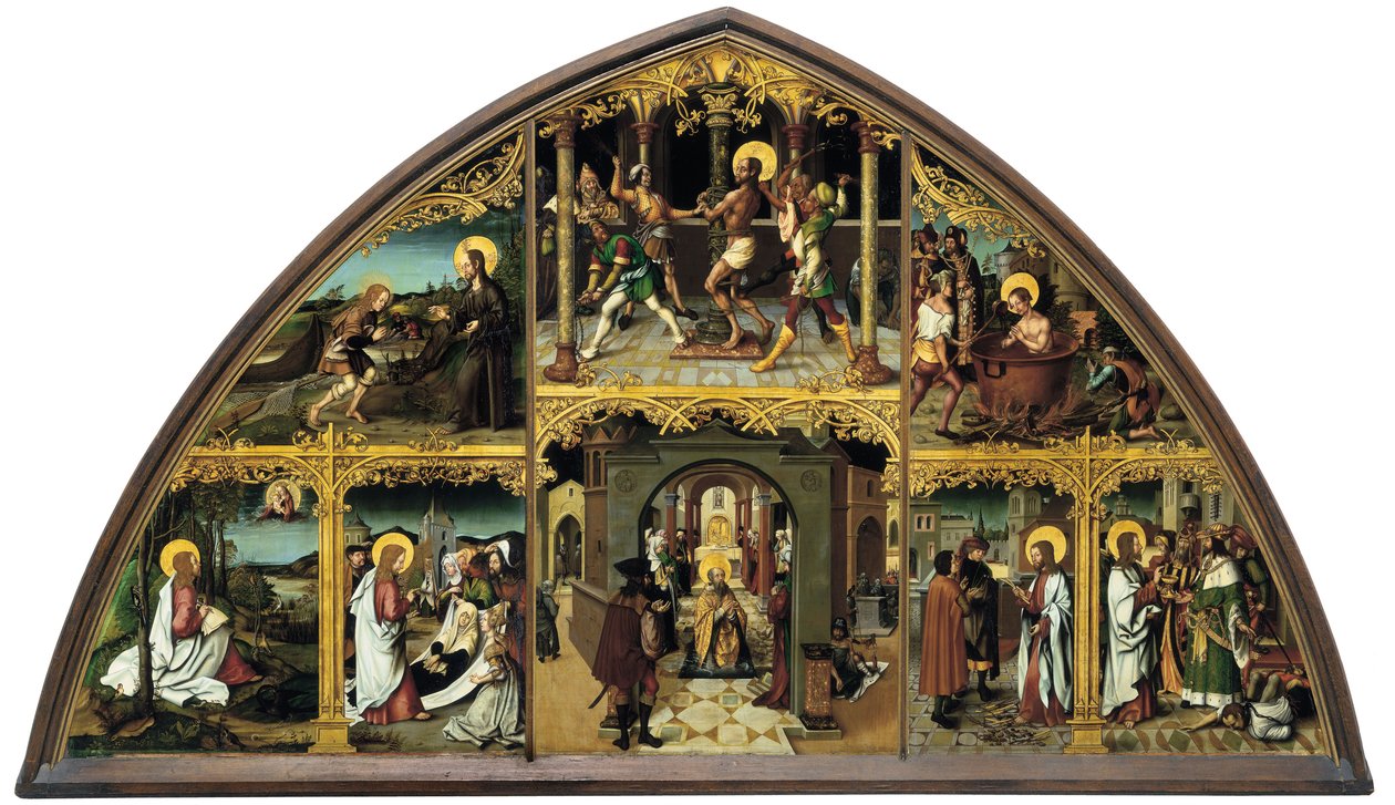 Basilica of San Giovanni in Laterano av Hans Burgkmair the Elder