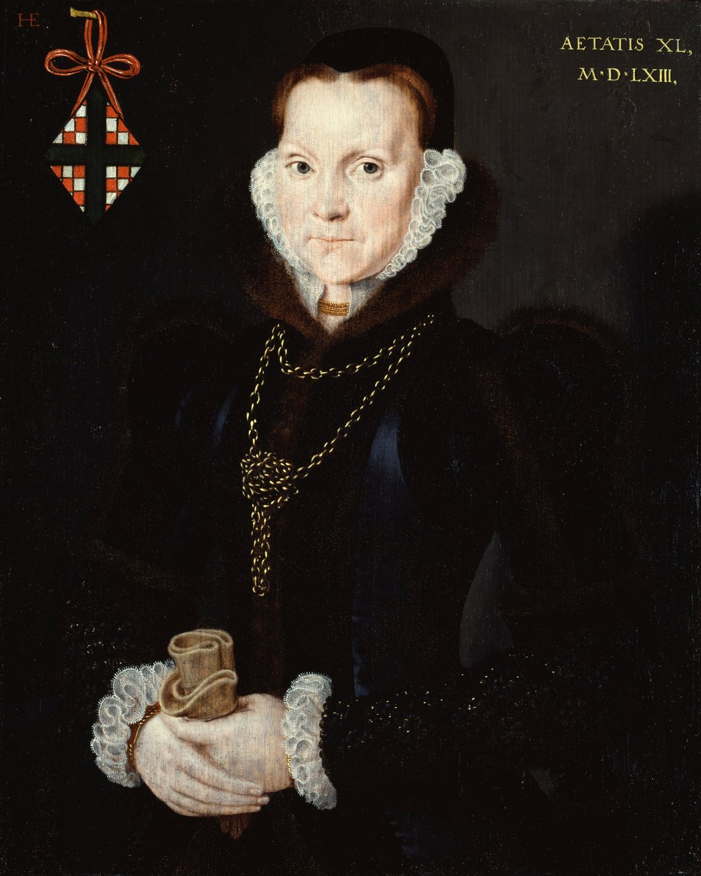 Portrett av Elizabeth Roydon, Lady Golding av Hans Eworth
