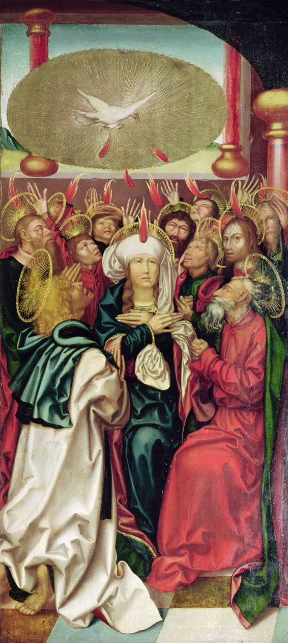 Bugnon-altertavle: pinse, ca. 1507 av Hans Fries