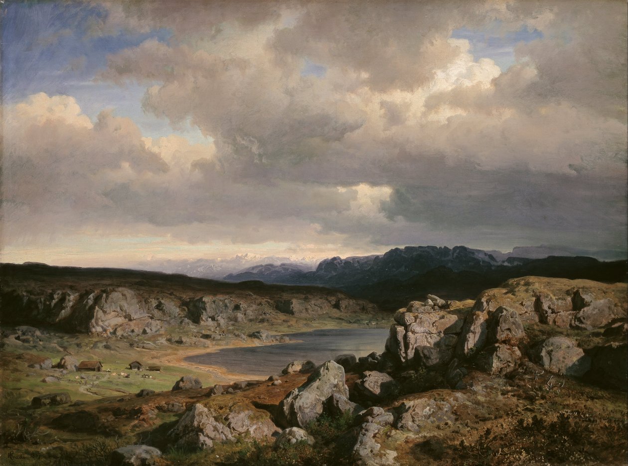 Norske høylandet av Hans Gude