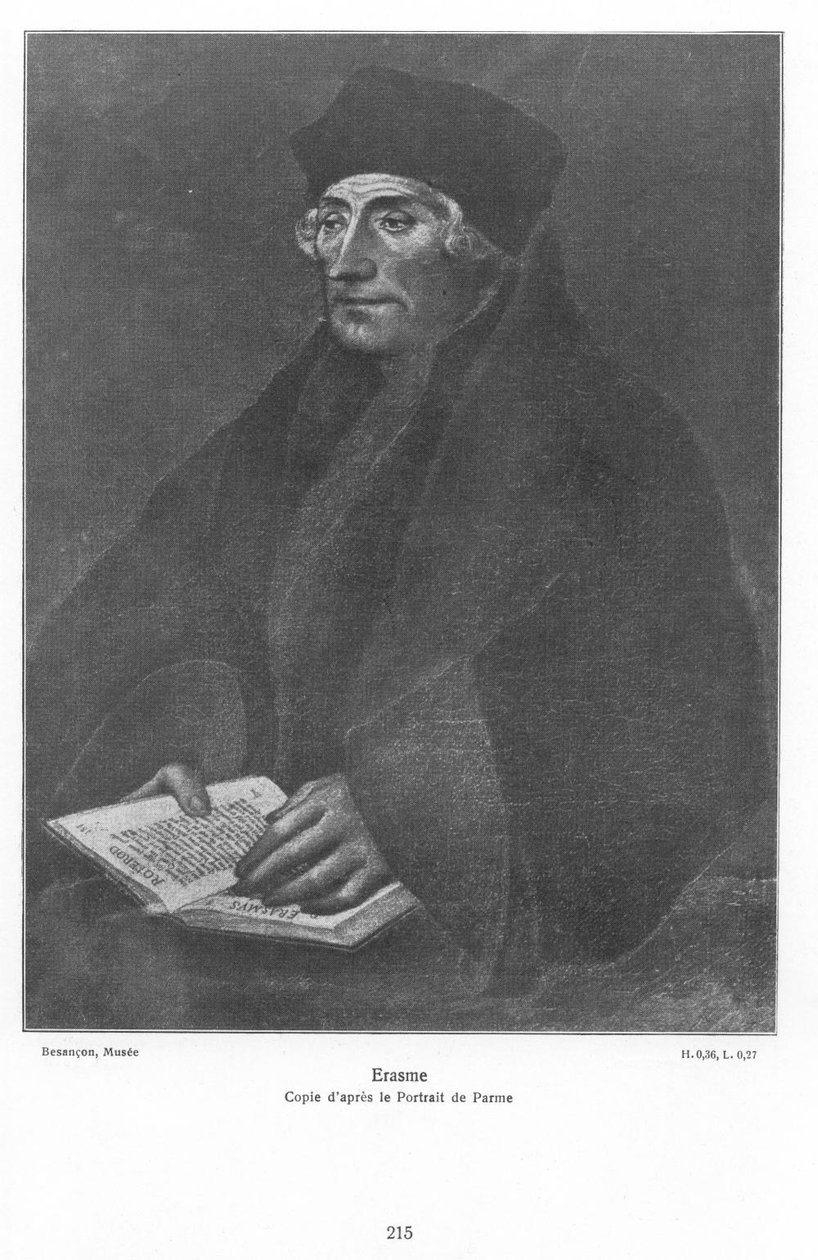 Desiderius Erasmus av Hans Holbein