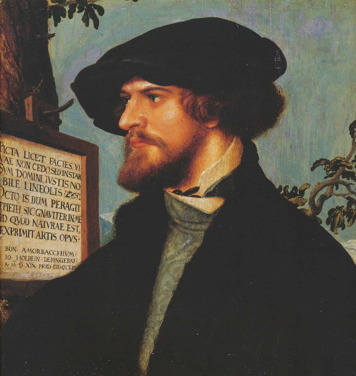 Portrett av Bonifacius Amerbach av Hans Holbein
