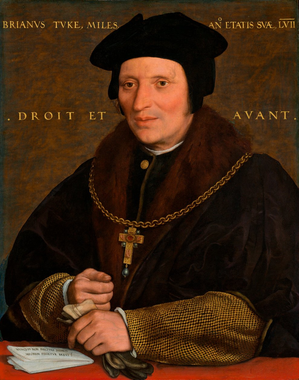Portrett av Sir Bryan Tuke av Hans Holbein