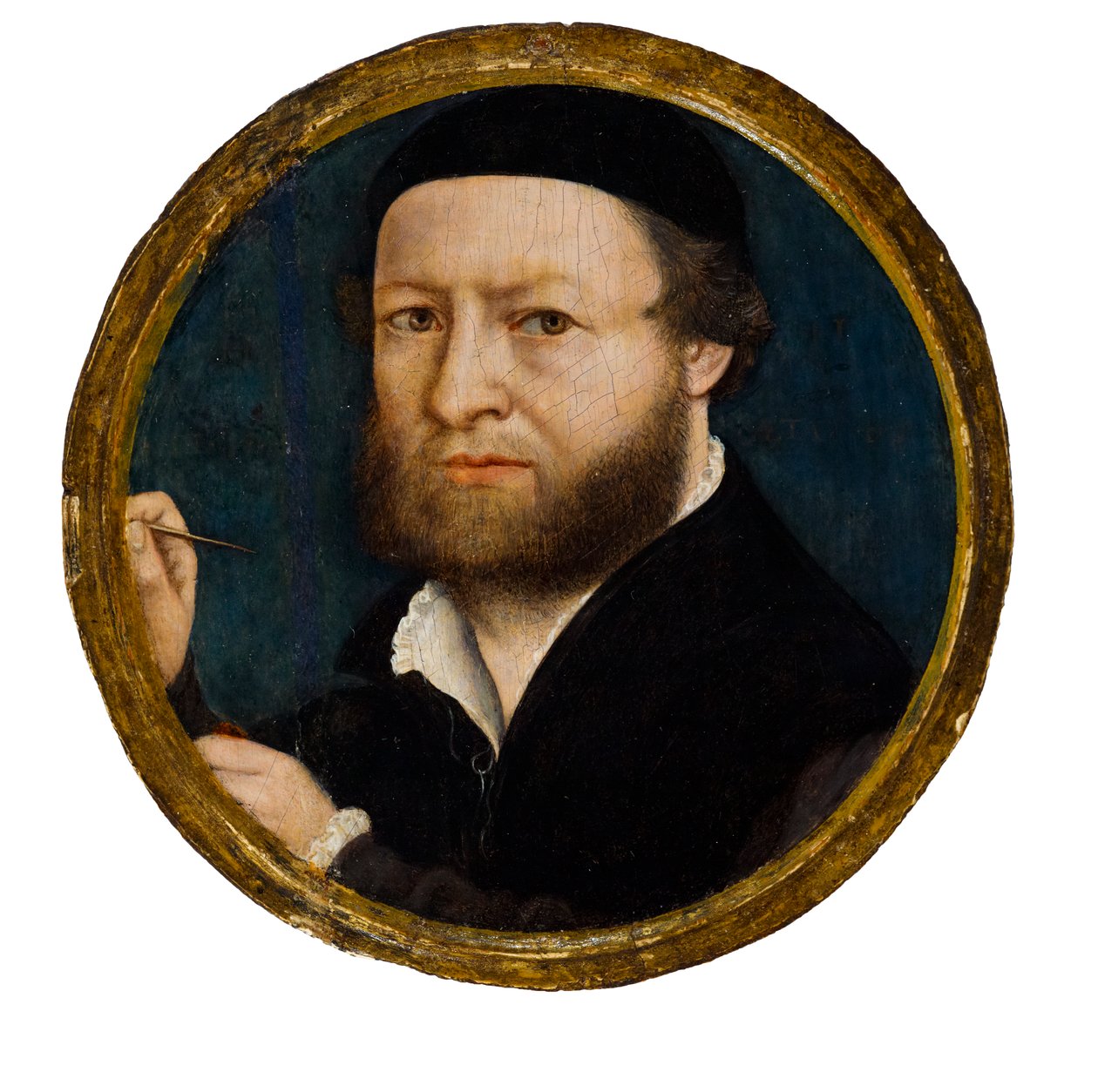 Portrett av kunstneren av Hans Holbein