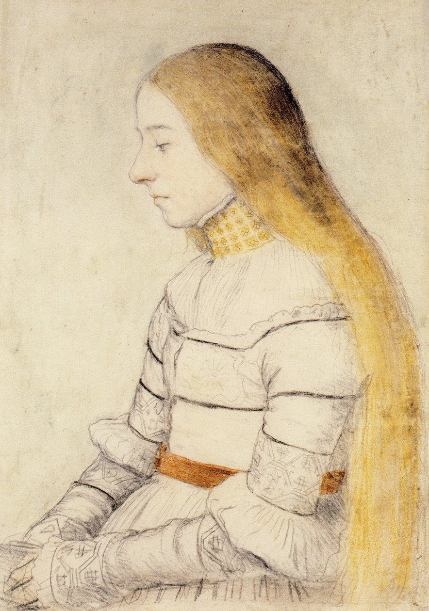 Anna Meyer av Hans Holbein der Jüngere