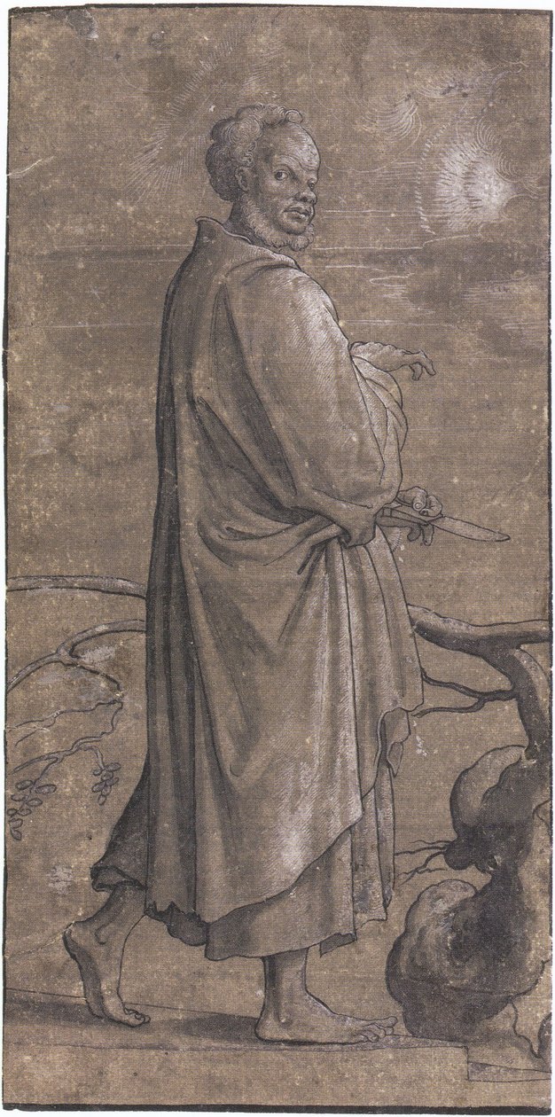 Apostelen Bartholomeus av Hans Holbein der Jüngere
