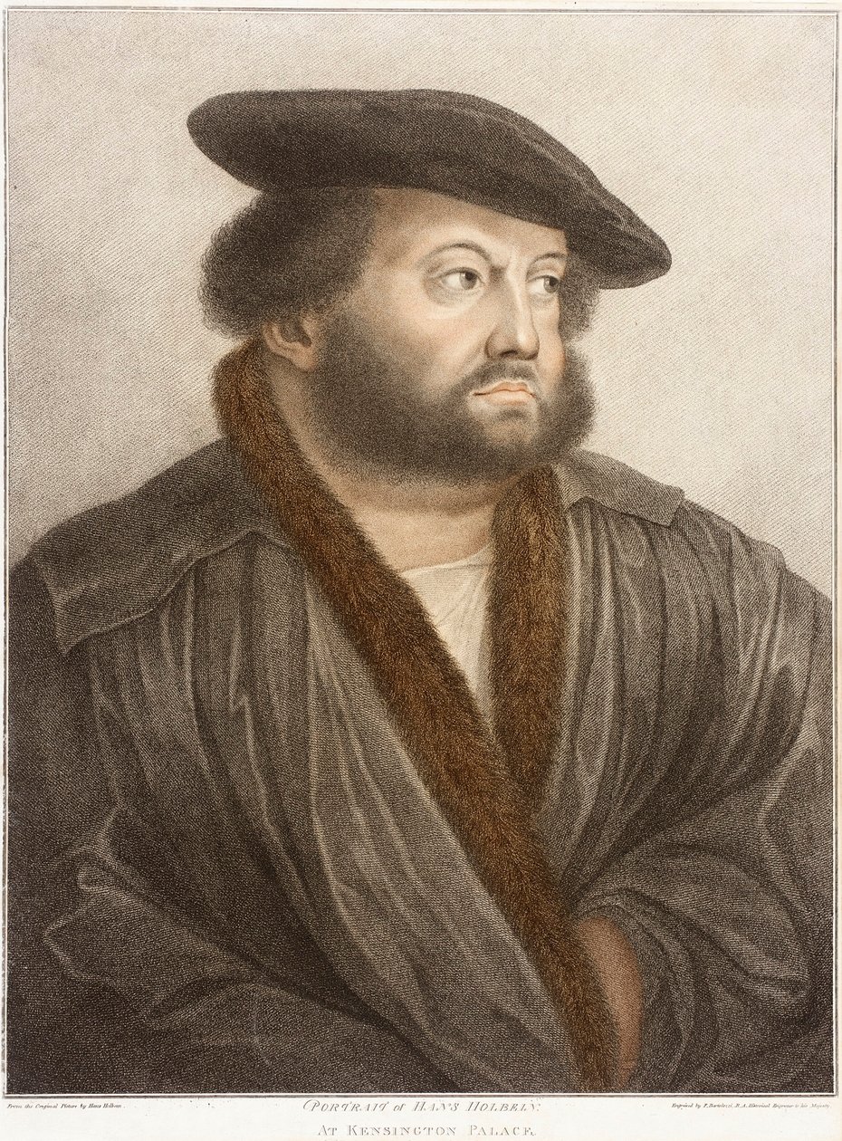 Portrett av Hans Holbein av Hans Holbein der Jüngere