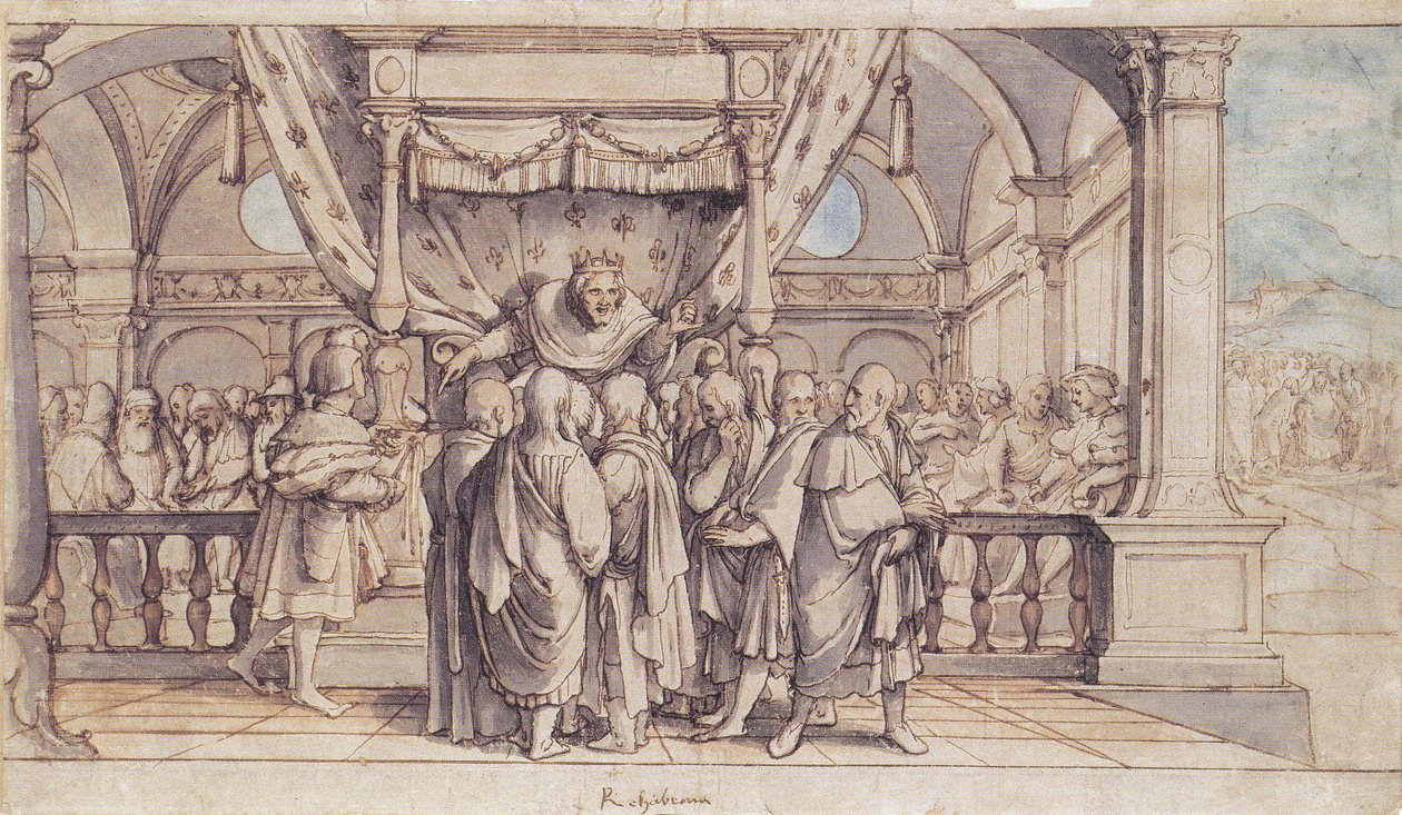 Rehoboams Insolence av Hans Holbein der Jüngere