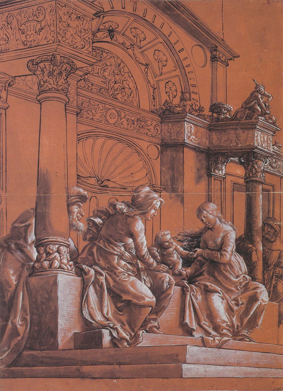 Den hellige familie av Hans Holbein der Jüngere