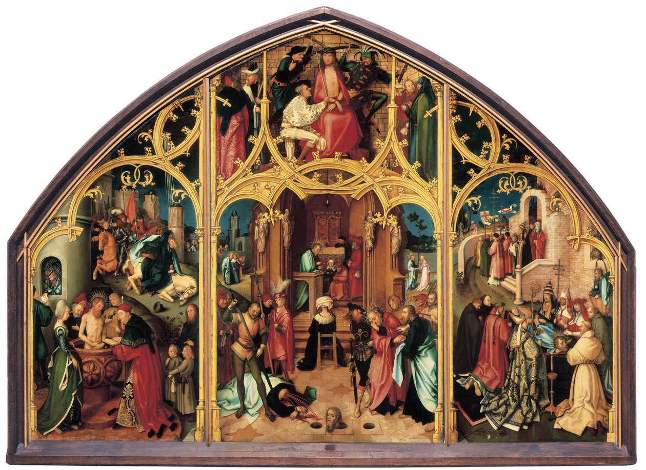 Basilica of San Paolo utenfor veggene av Hans Holbein the Elder