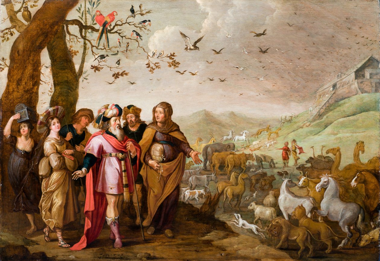 Noah går inn i arken av Hans III Jordaens