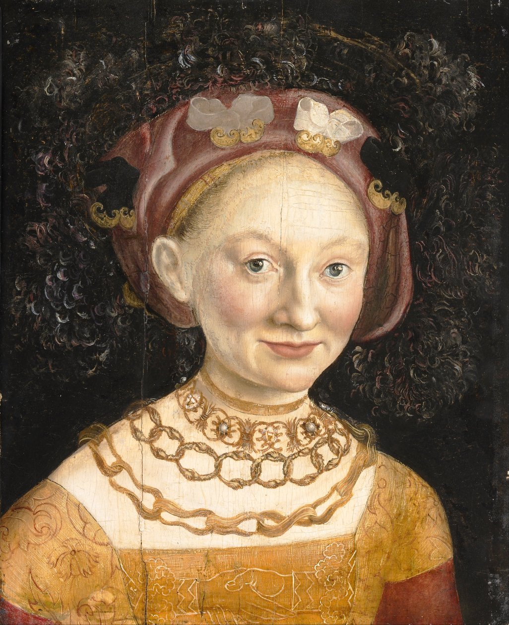 Portrett av prinsesse Emilia av Sachsen av Hans Krell