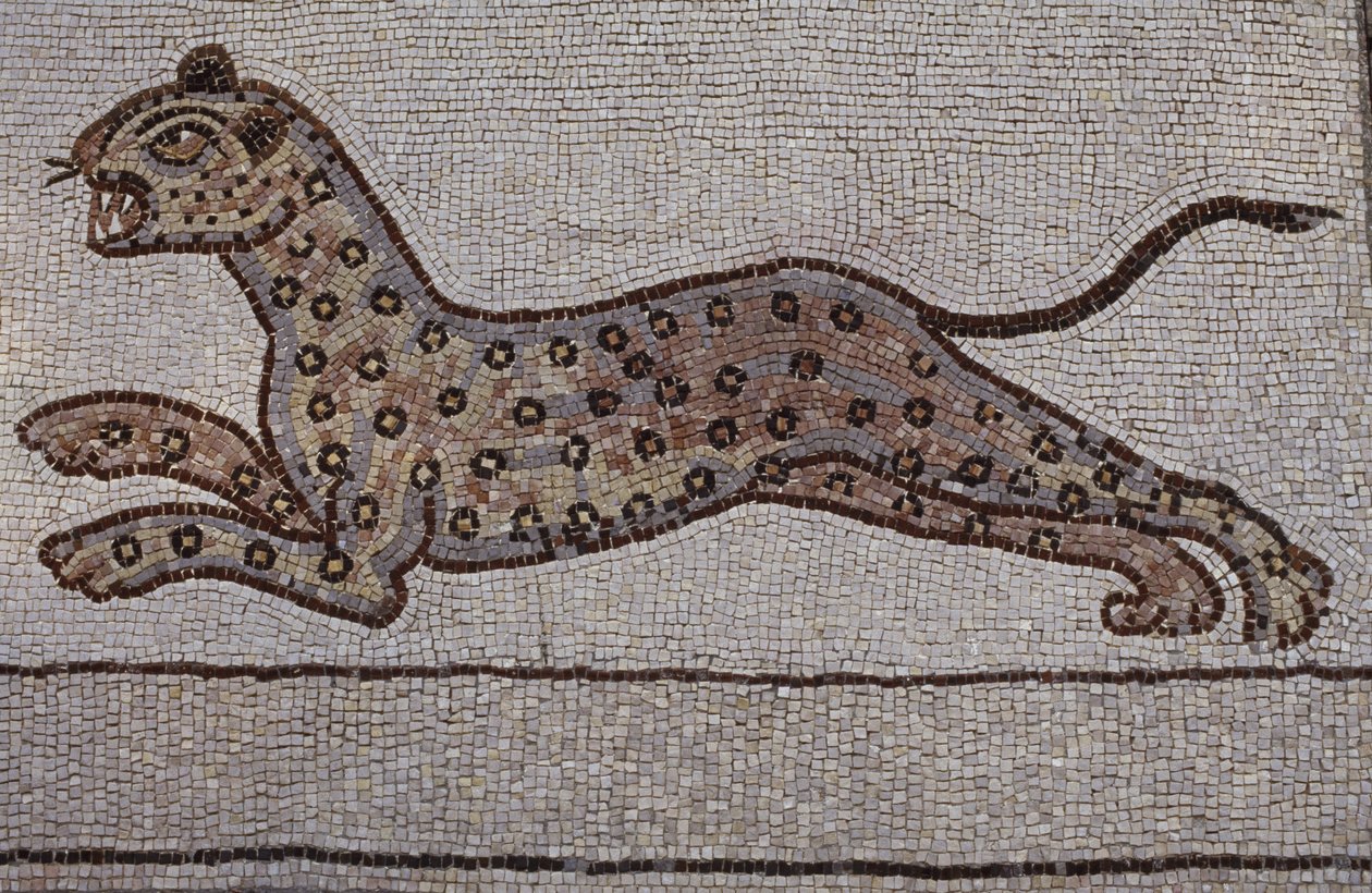 En leopard (mosaikk) av Hans Leonard Schaufelein