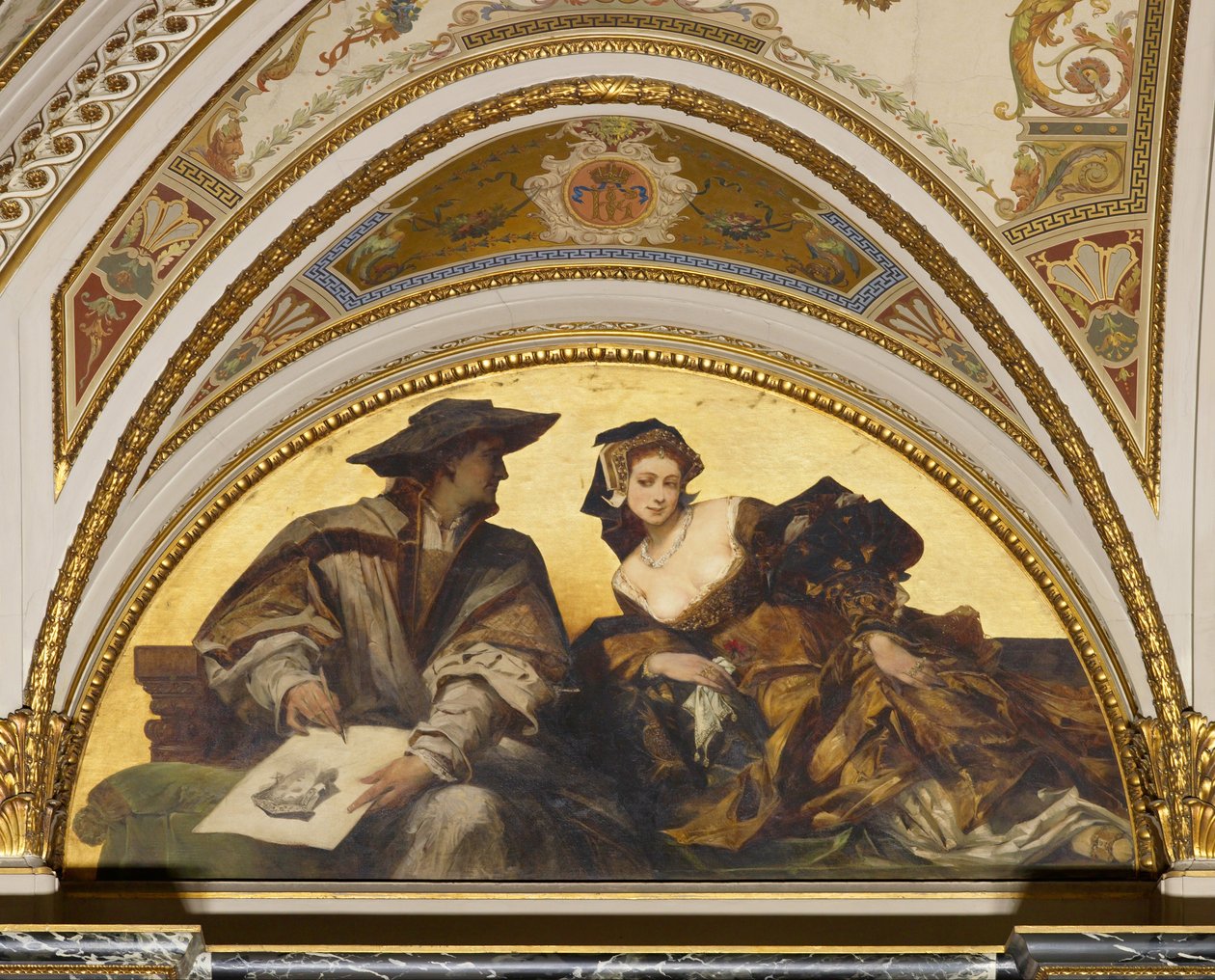 Hans Holbein den yngre av Hans Makart
