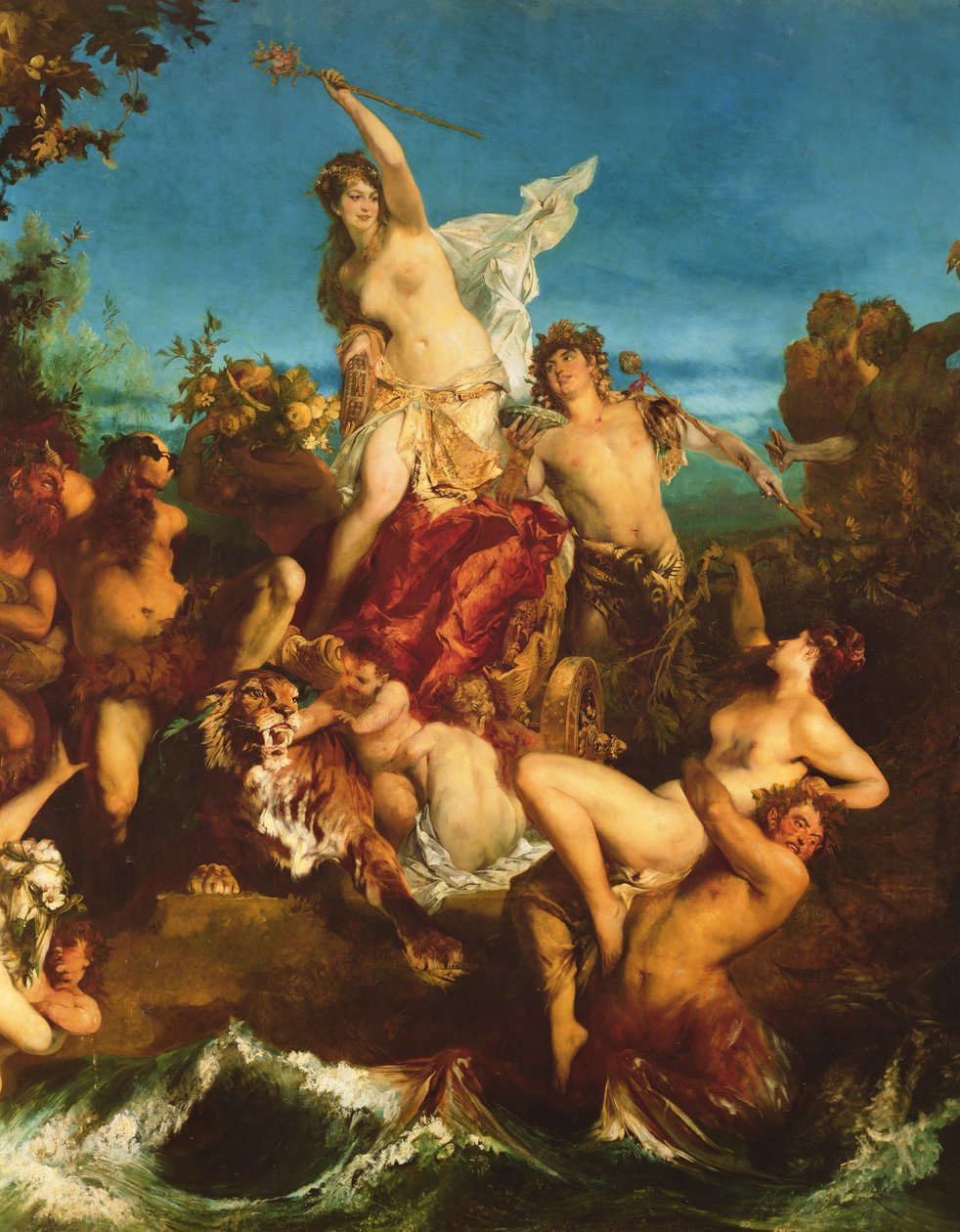 Triumfen til Ariadne av Hans Makart