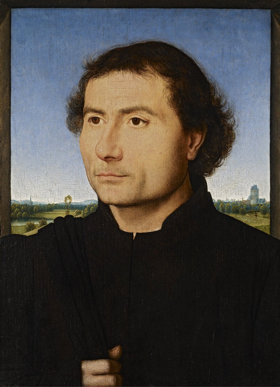 Portrett av en mann av Hans Memling